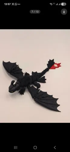 Dragão banguela articulado 