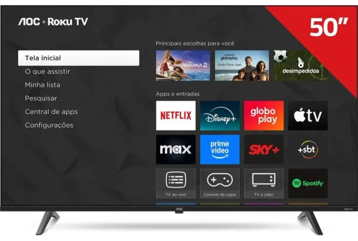 Tv AOC 50 - 4K UHD Roku