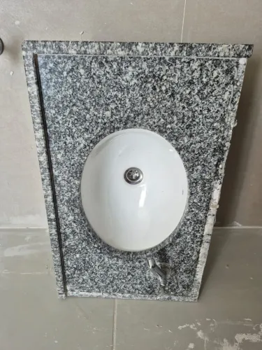 Pia de mármore completa 