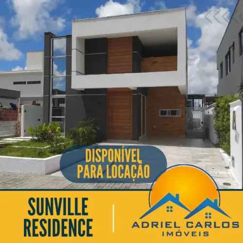 Casa com 03 quartos para locação no Sunville