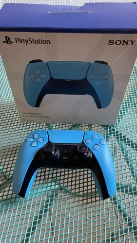 Controle DualSense PS5 Starlight Blue Original Sony - Pouco Usado