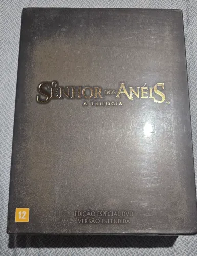 Box Trilogia DVD Senhor Dos Anéis Edição Especial Versão Estendida 12 Discos LACRADO