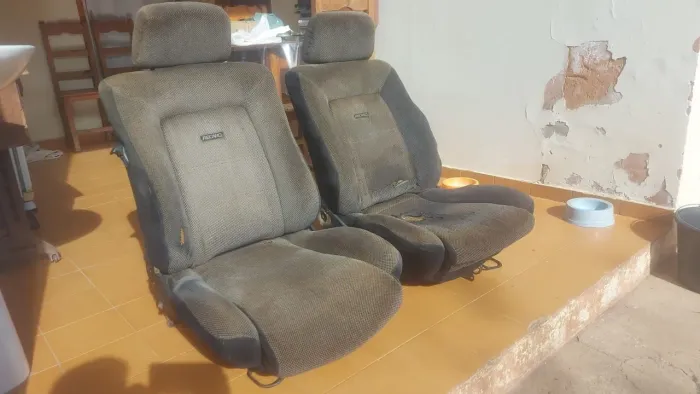 Par bancos Recaro Gol quadrado Voyage Sport Santana Gls Parati Gls