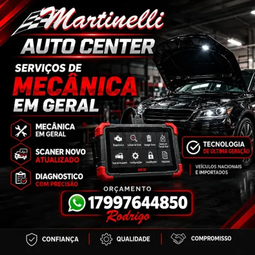MARTINELLI AUTO CENTER - SERVIÇOS DE MECÂNICA EM GERAL