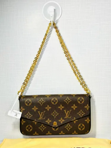 CLUTCH POCHETTE FÉLICIE LOUIS VUITTON DISPONIVEL A PRONTA ENTREGA