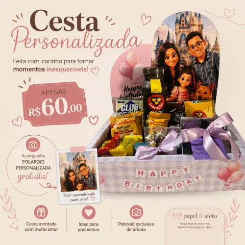 Cesta de café da manhã 