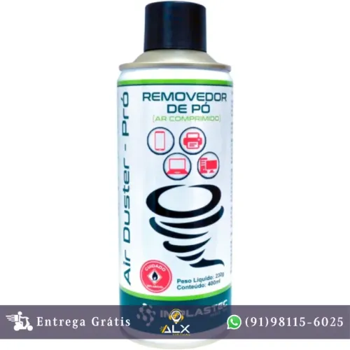 Ar Comprimido Air Duster Pro 230g/400ml *ENTREGA GRÁTIS*