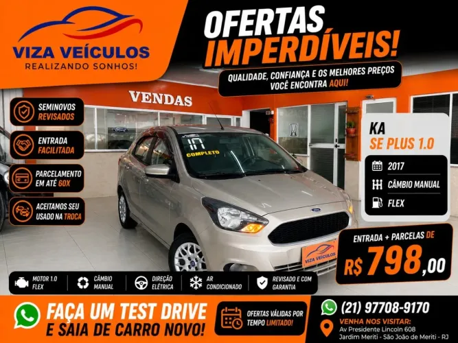 Ford KA 1.0 SE 12V Flex 4P Manual 2017