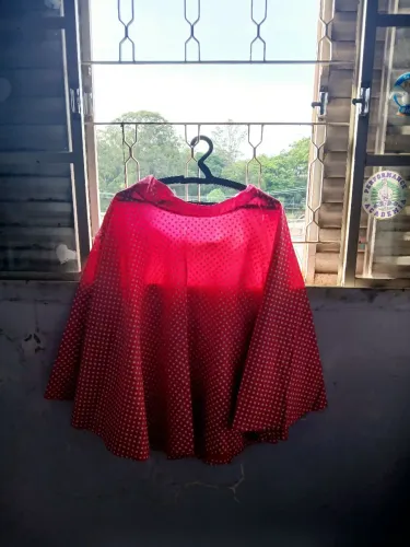 Saia rodada rosa