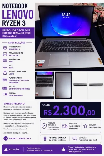 Notebook Lenovo 