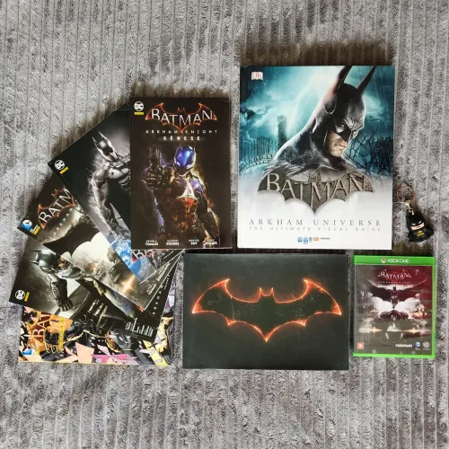 Coleção Batman Arkham Knight / Jogo + Artbook + Guia Visual + HQS