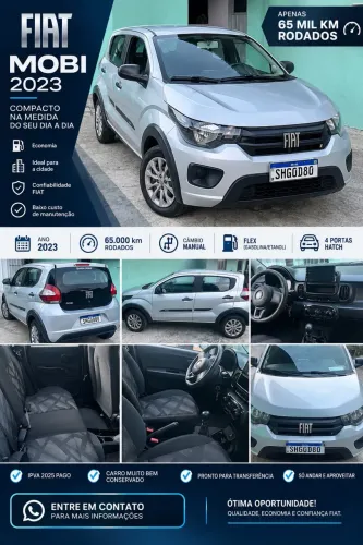 Fiat Mobi Like 1.0 Fire Flex 5P. 2023