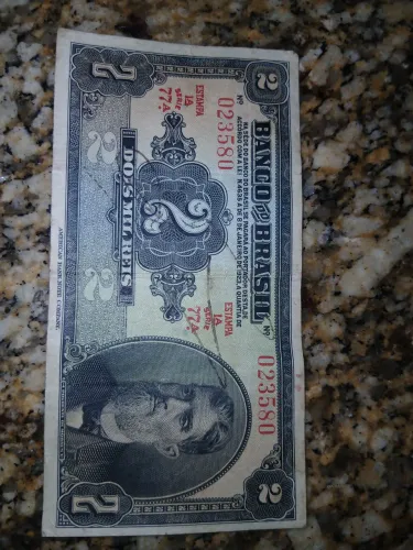 Notas antigas 1923 dois mil