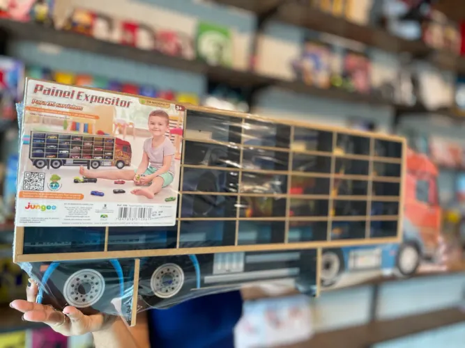 Painel expositor para carrinhos 