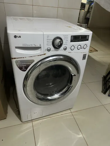 Lava e Seca LG 12 / 7 KG - Inverter DirectDrive - Branca 220V