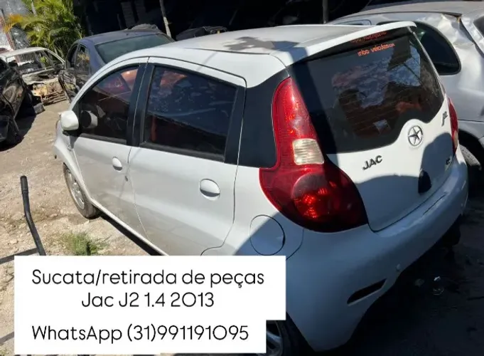 sucata retirada de peças jac j2 1.4 16V FLEX 2012 2013 2014 2015