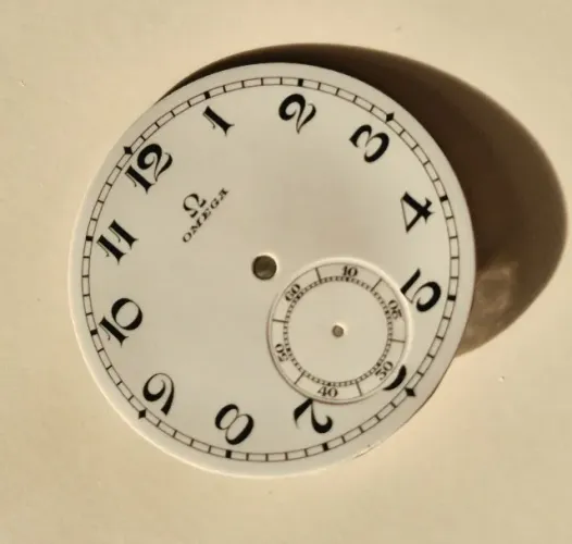 Mostrador Omega Original Vintage Relógio de Bolso Cal. 38.5