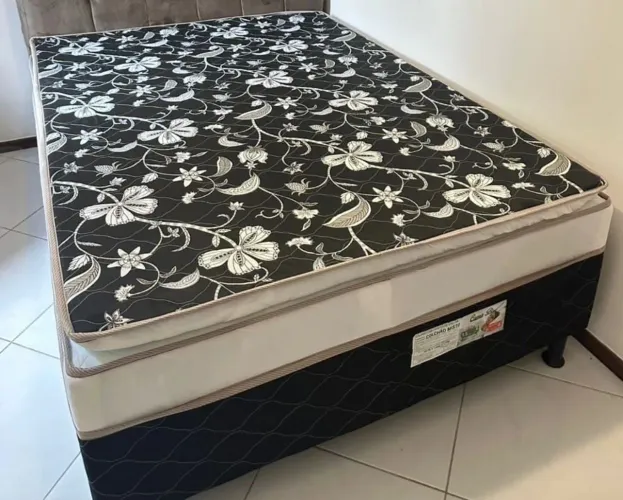Cama Box Casal Charm Conjugada 138x188x50 - Nova e embalada !!