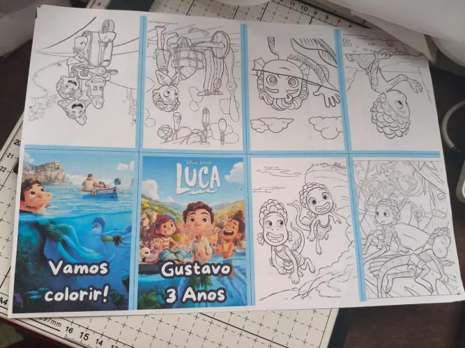 Livrinho para colorir
