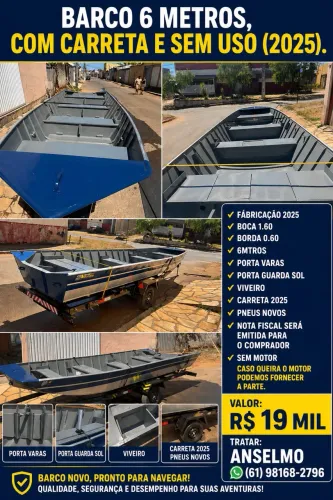 Barco Novo 6mtrs