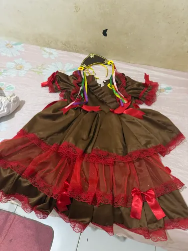 Vestido de Maria bonita infantil