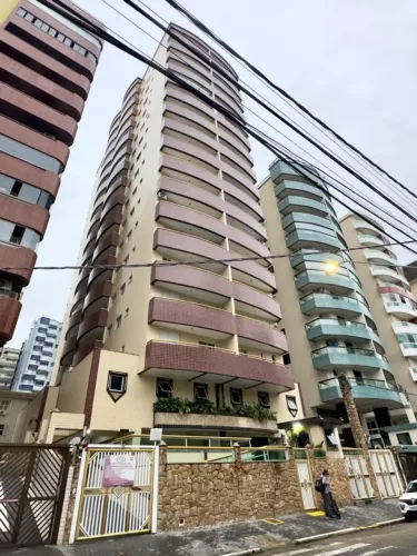 Apartamento para Venda em Praia Grande, Guilhermina, 1 dormitório, 1 banheiro, 1 vaga