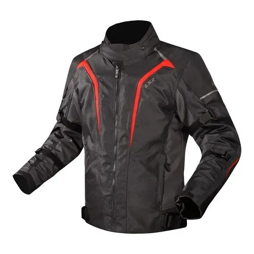 Jaqueta LS2 Sepang Black/Gray/Red Masculina - somos loja, parcelamos
