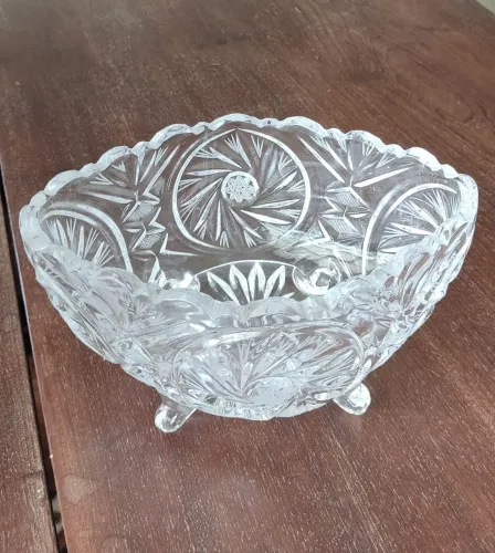 Linda Floreira de Cristal lapidado