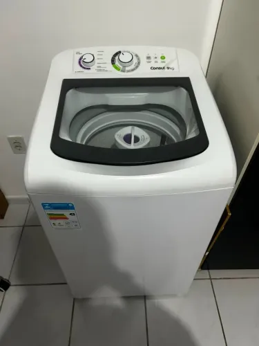 Máquina de Lavar Consul 9Kg Branca com Dosagem Econômica - CWM09AB