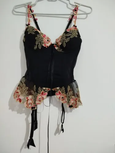 Corselete de Luxo Fruit de la Passion - Coleção Exotic Chic Tam 44