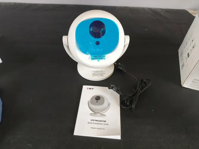 Mini Projetor Smart XGODY Gimbal A2 (Novo / Na Caixa) - Android, Wi-Fi 6 e Bluetooth