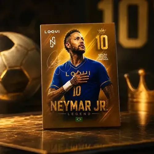 Figurinha Neymar Legend Edição Limitada Autografada Lacrada