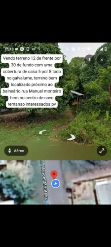 Vendo terreno na vila de novo remanso bem centro da cidade