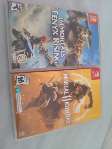 2 jogos Nintendo switch mortal Kombat 11, Immortals Fenyx Rising