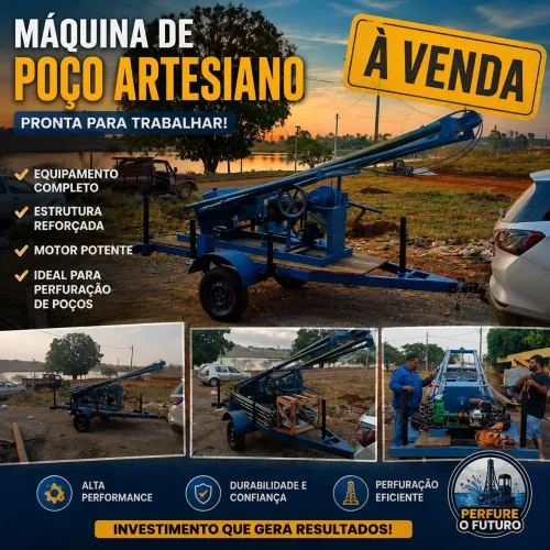 Máquina de Perfuração de Mini poço Artesiano