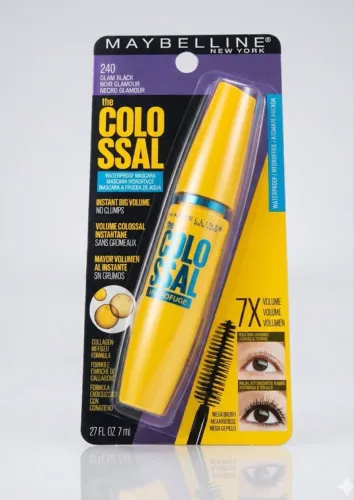 Máscara para cílios Maybelline Volum' Express The Colossal 9.168ml cor glam black 