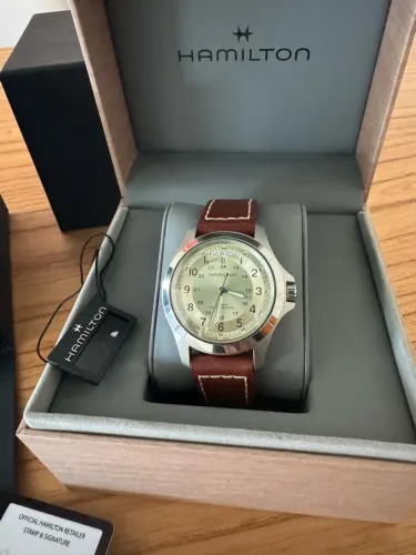 Hamilton Khaki King Automático H-40 40mm - Completo