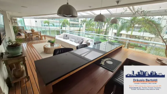 APARTAMENTO GARDEN NO ALORI VILA ROMANA , 213m2, 4 DORMS