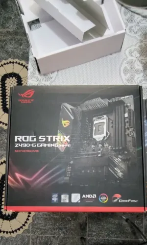 Kit Intel, core i9 10geraçao + placa mãe Rog Strix Z490g gamig wiff 6e Memória RAM ddr4 