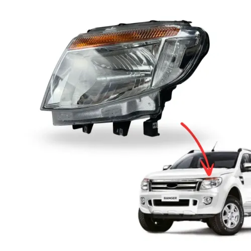 Farol Esquerdo Ford Ranger 2012 A 2016 Esquerdo/motorista
