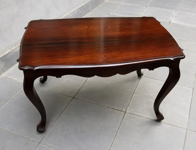 Mesa Rústica de Madeira Maciça Antiguidade
