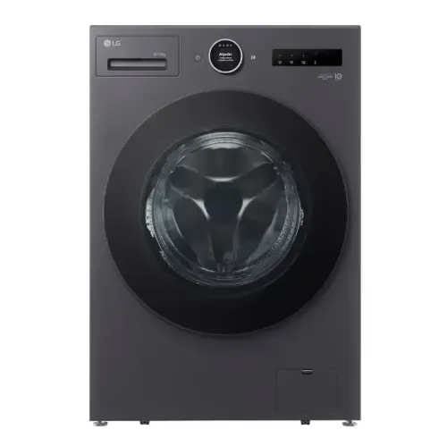 Lava e Seca Smart LG NT 18kg Black Inox, IA AIDD 2.0 WD18GNTS6B Preta 220V