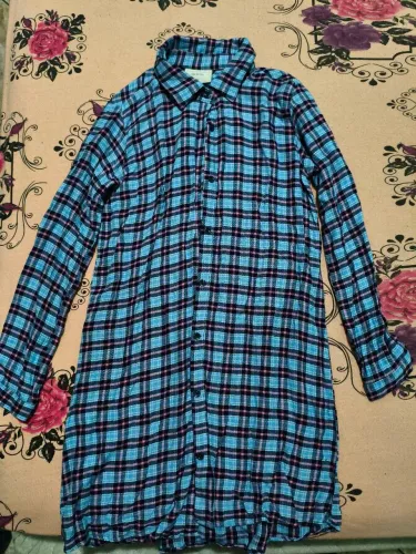 Vestido xadrez menina