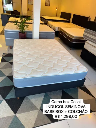 Colchão Casal INDUCOL SEMINOVO TOP - ENTREGO 