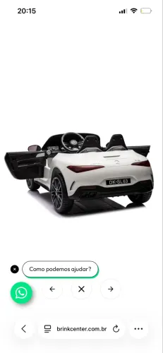 Carro infantil Elétrico 2 pessoas