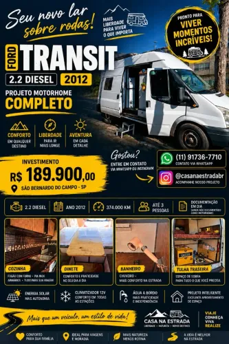 Ford Transit Furgão 2.2 Tdci Longa Diesel 2012