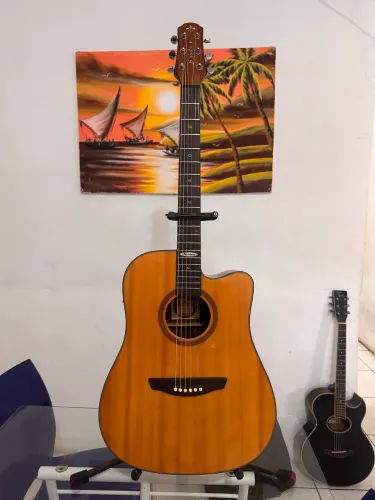 VIOLÃO ELETROACÚSTICO STRINBERG SD200C BLACK SERIES - EXCELENTE ESTADO