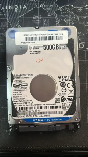 HD WD 500GB Notebook, novissimo!