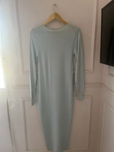 Vestido tricot fino Zara