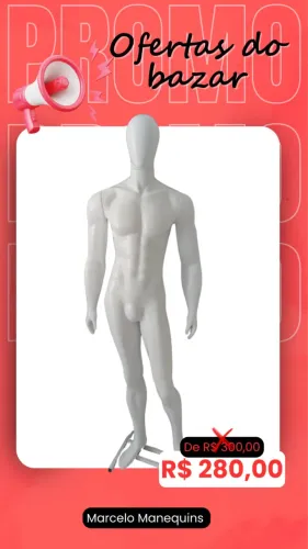 Manequim masculino 